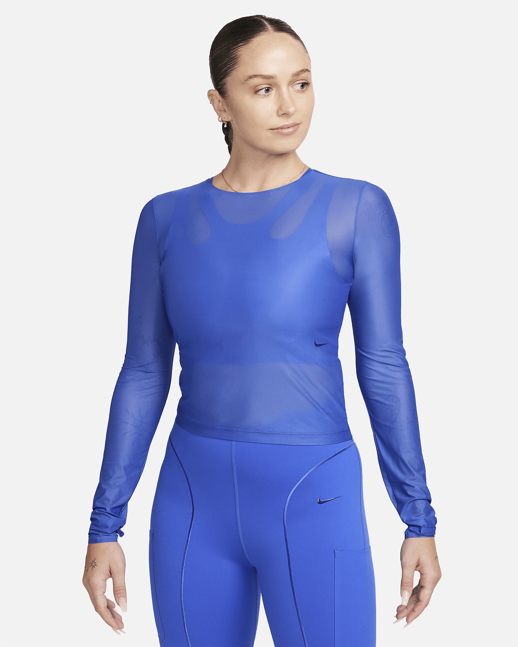 Nike FutureMove Women's Dri-FIT Long-Sleeve Sheer Top - 1