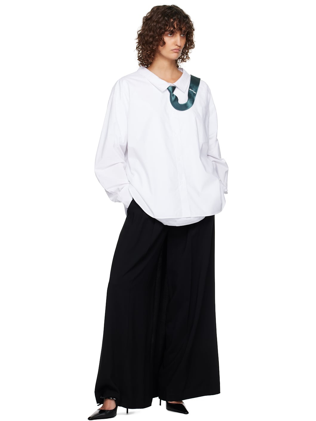 White Combi Shirt - 5