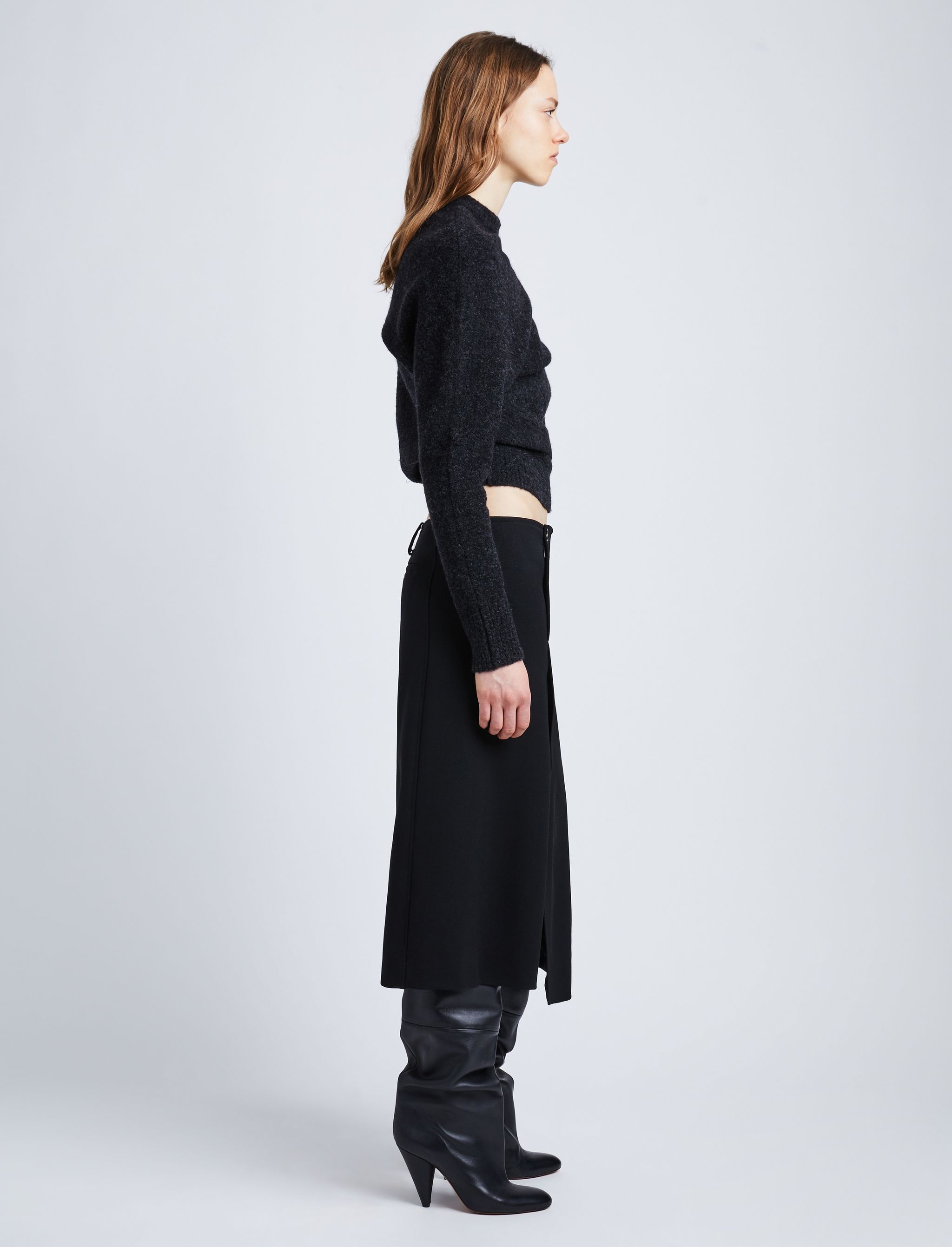 Wool Twill Skirt - 4