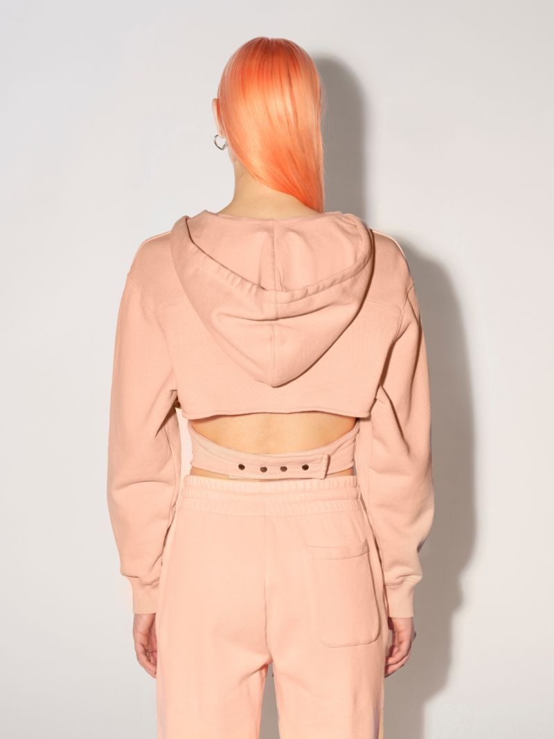 WRAPPED HOODIE SWEATSHIRT - 4