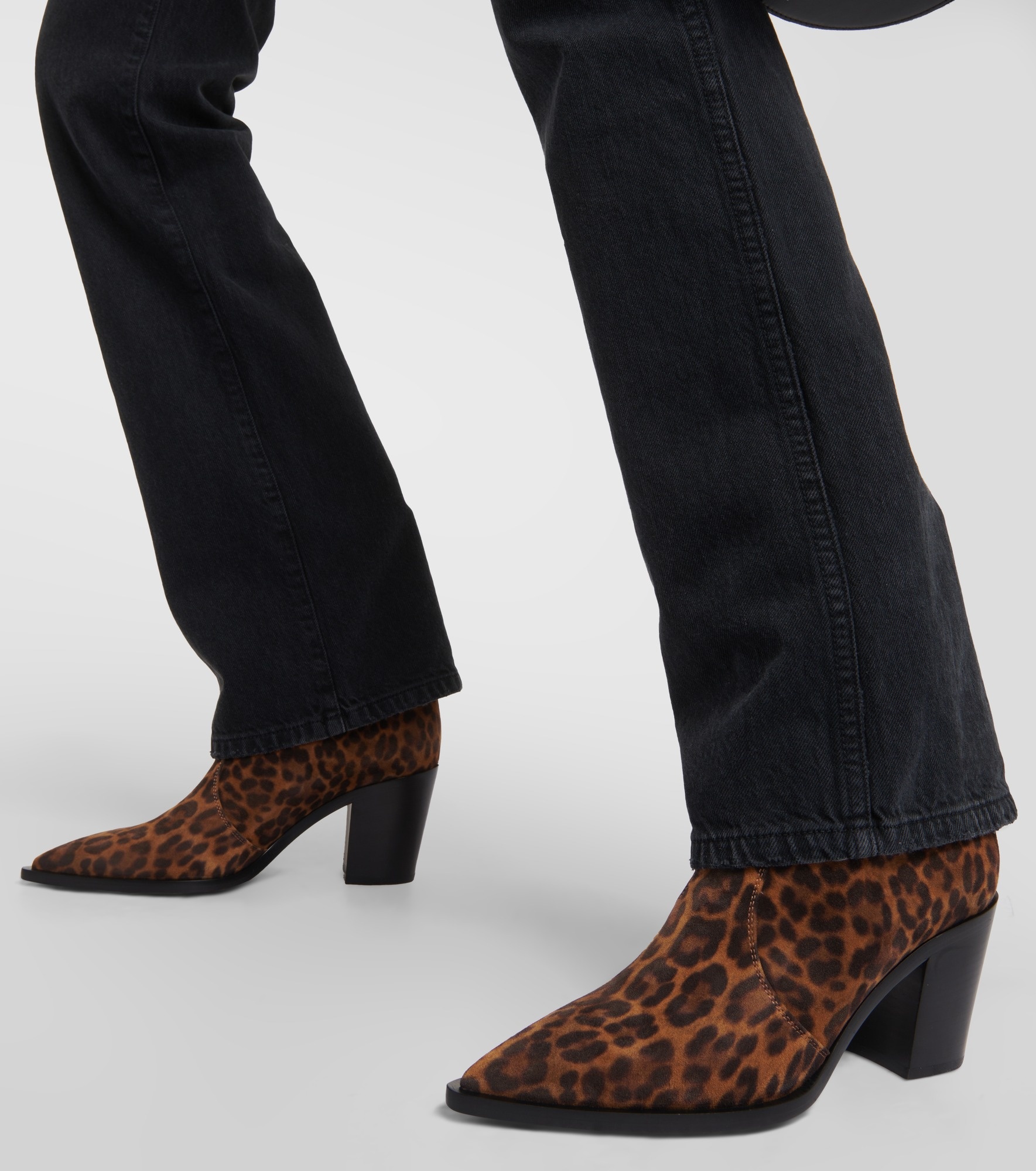 Denver leopard-print leather boots - 4