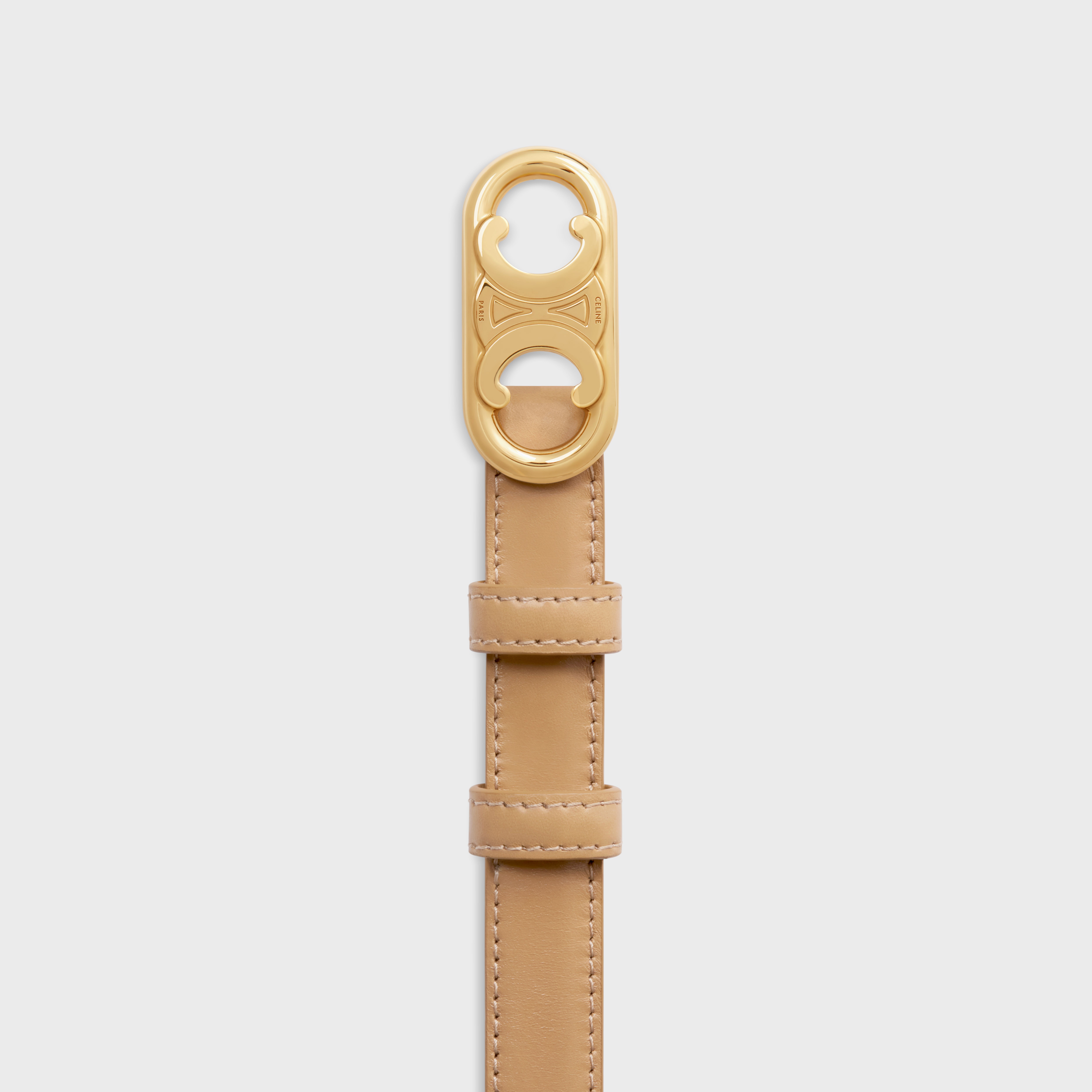 SMALL MAILLON TRIOMPHE BELT in Smooth Calfskin - 2