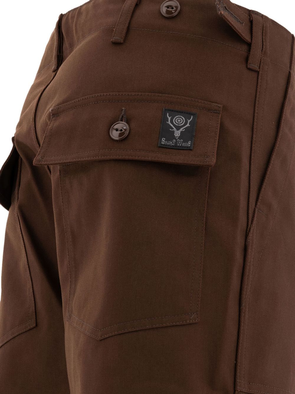 patch-pocket trousers - 4
