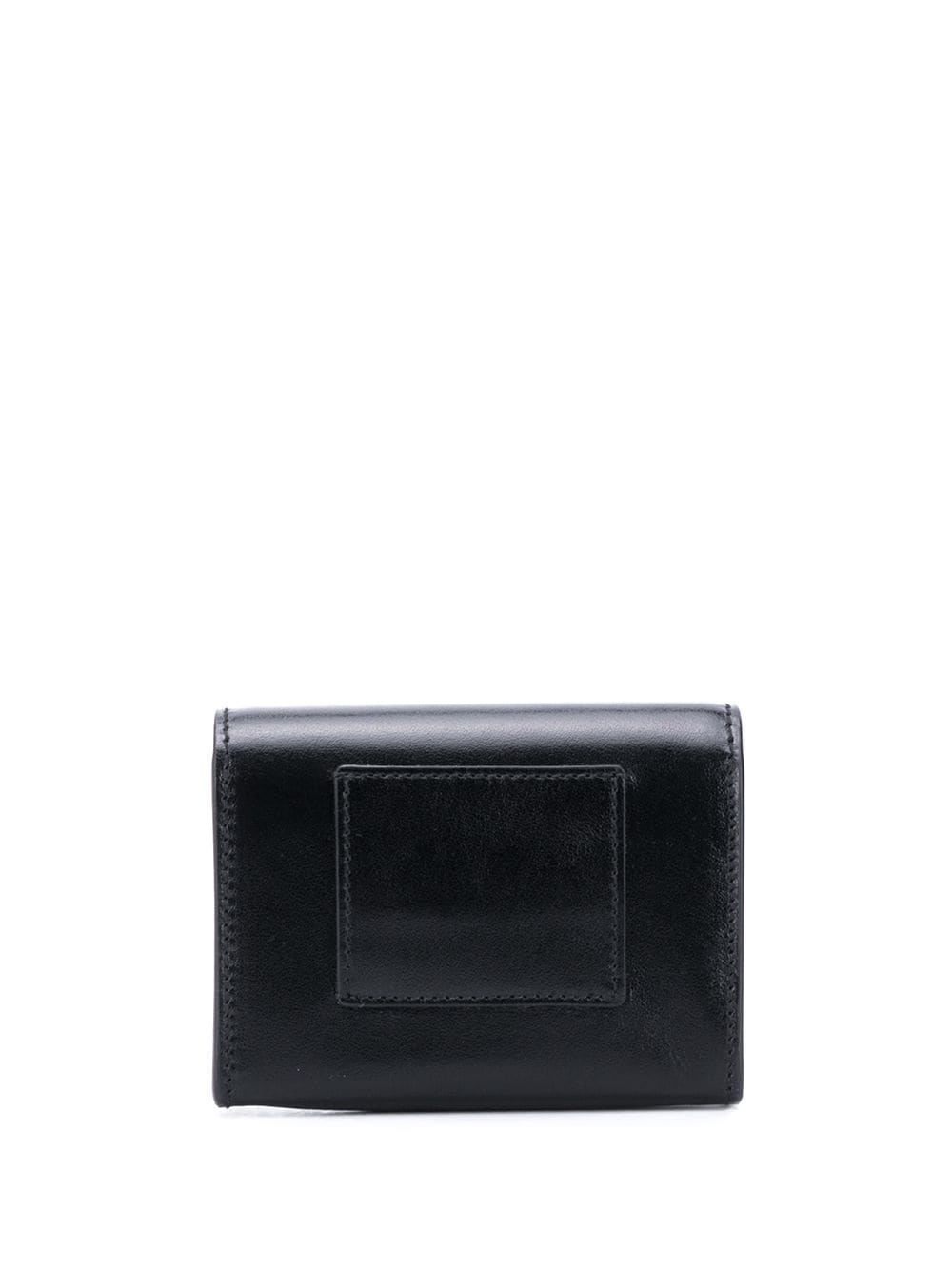 logo-detail leather wallet - 2