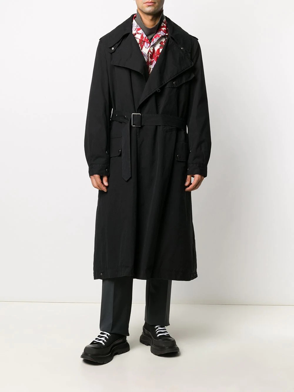 x Nick Wooster belted trench coat - 9