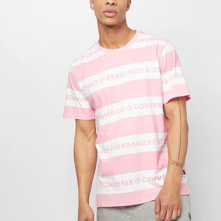 Converse Wordmark Logo T-Shirt 'Pink' 10008561-A02 - 3