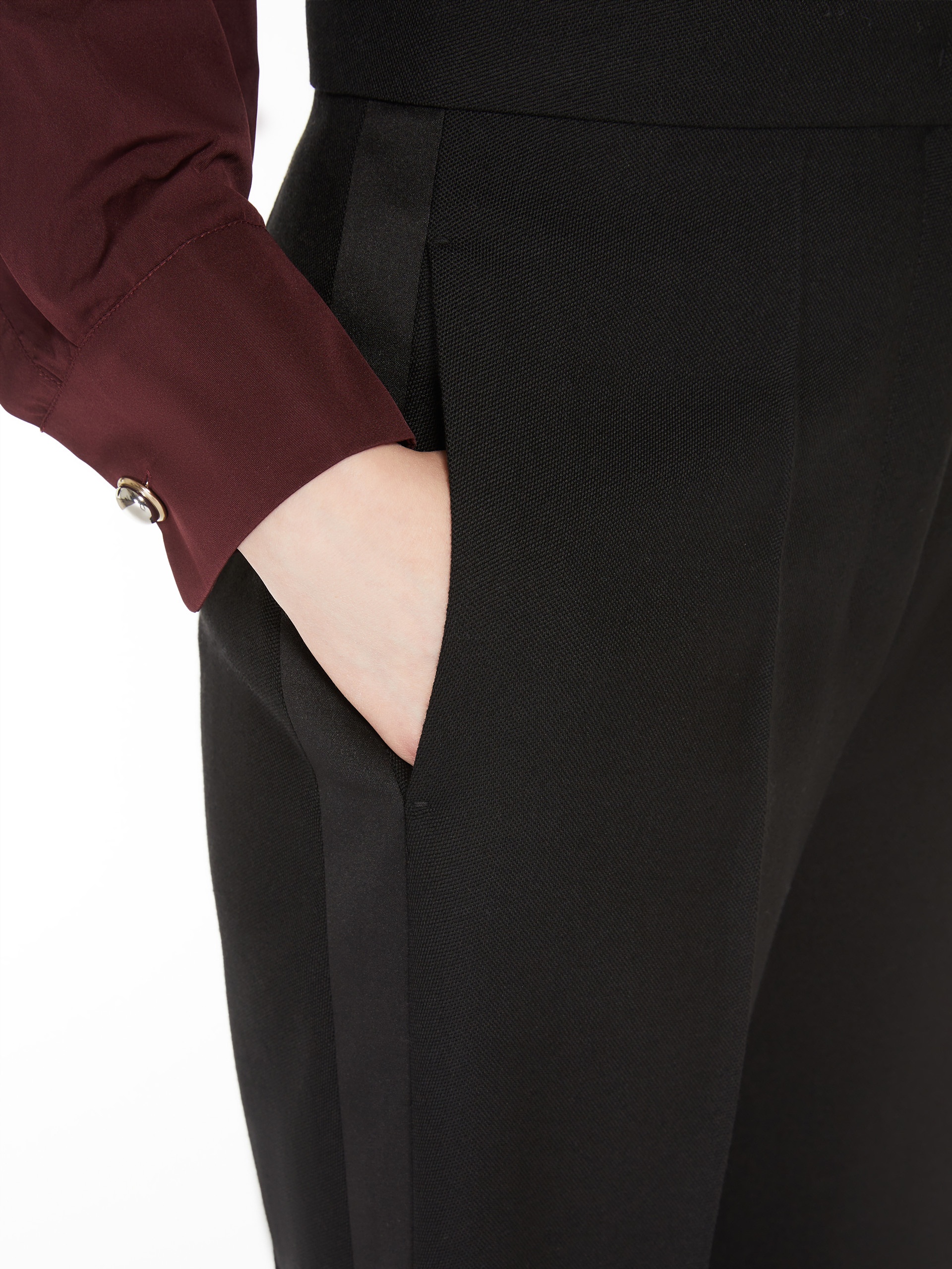 UCCIO Wool tuxedo trousers - 5
