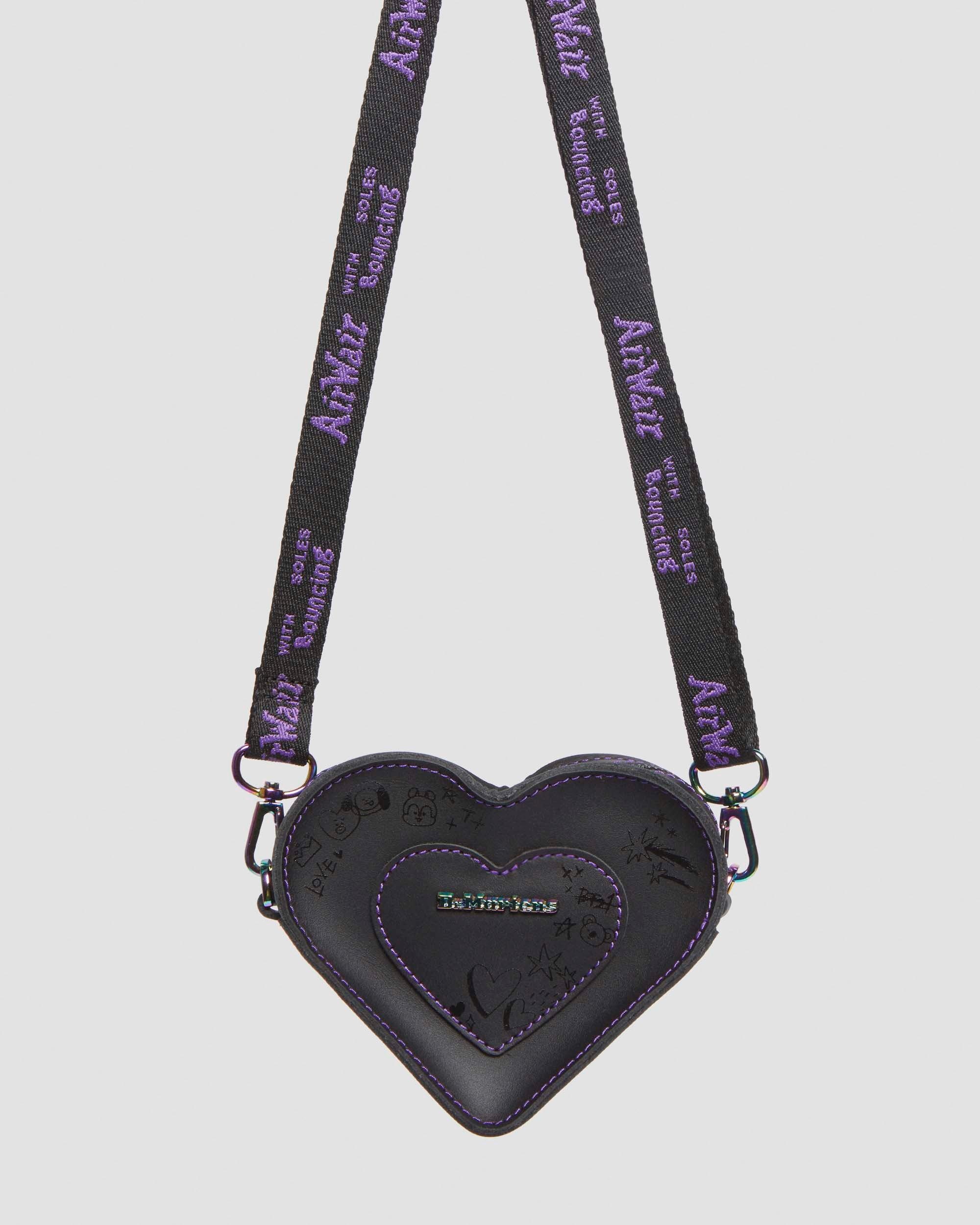 BT21 Mini Heart Shaped Leather Bag - 4