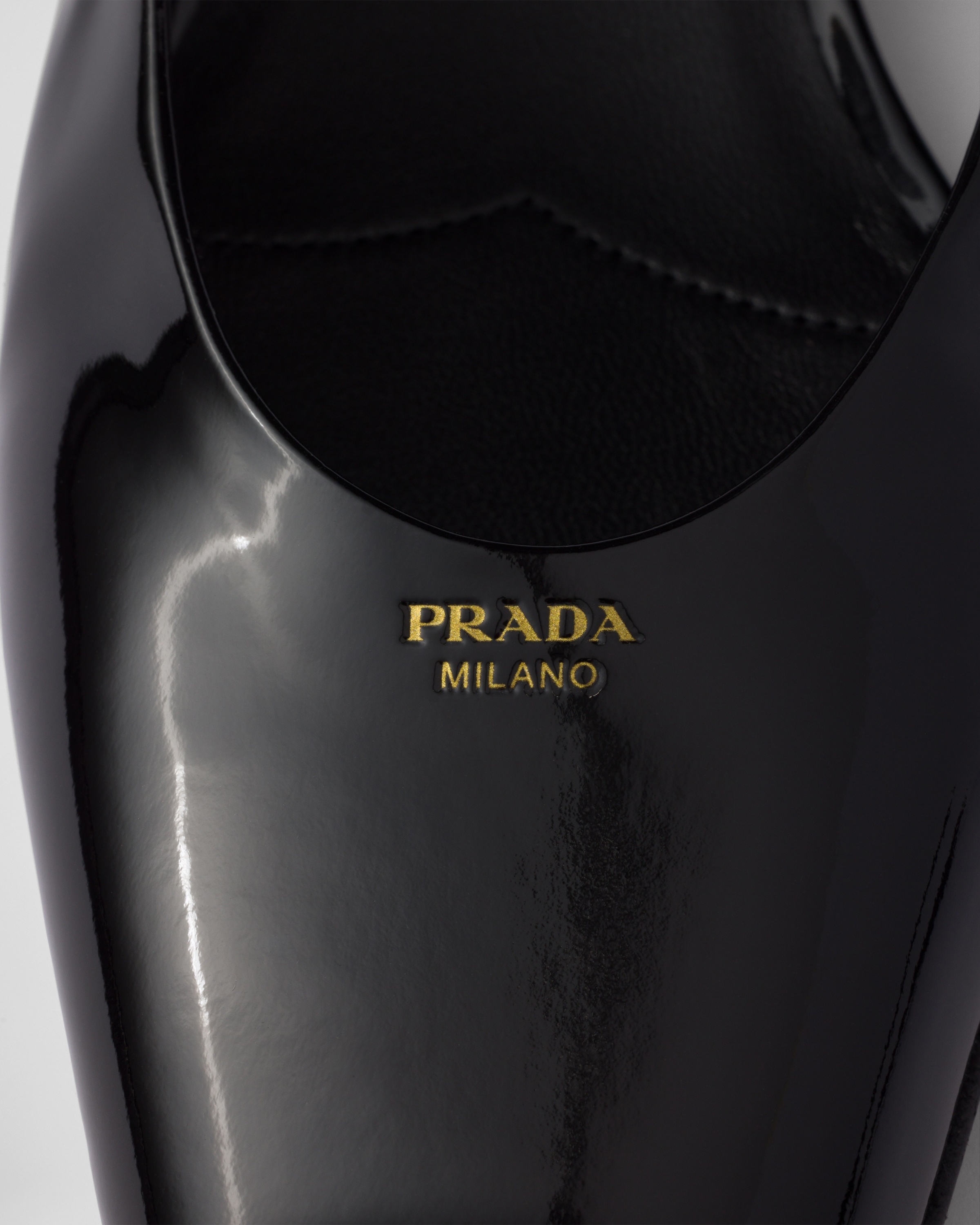 Patent leather slingback ballerinas - 5