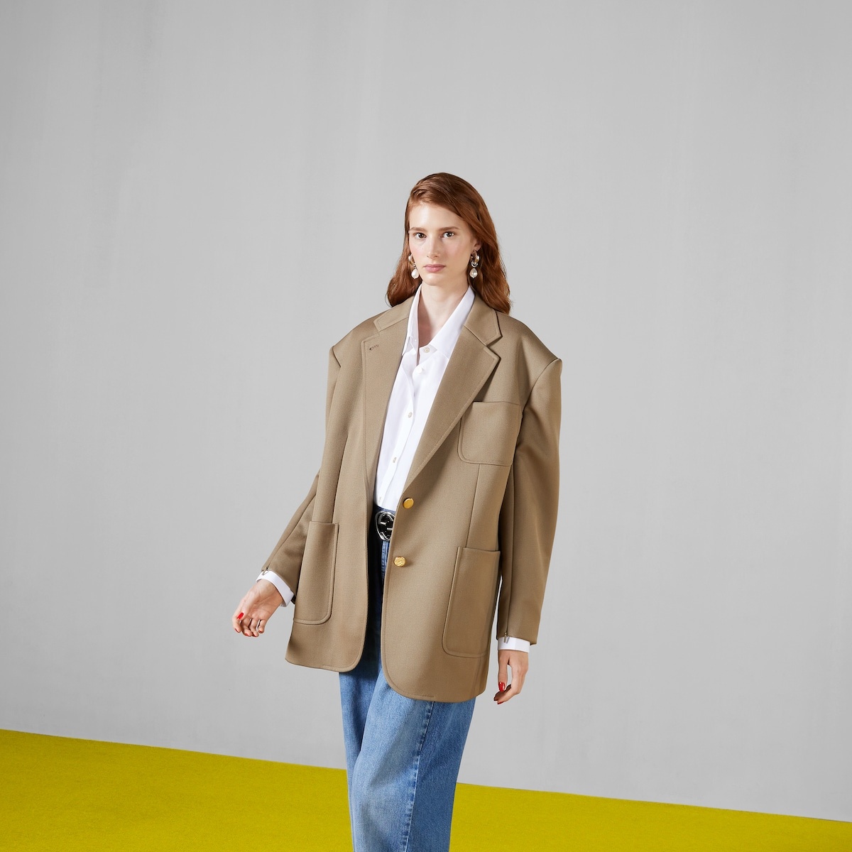 Wool jacket with Horsebit - 7
