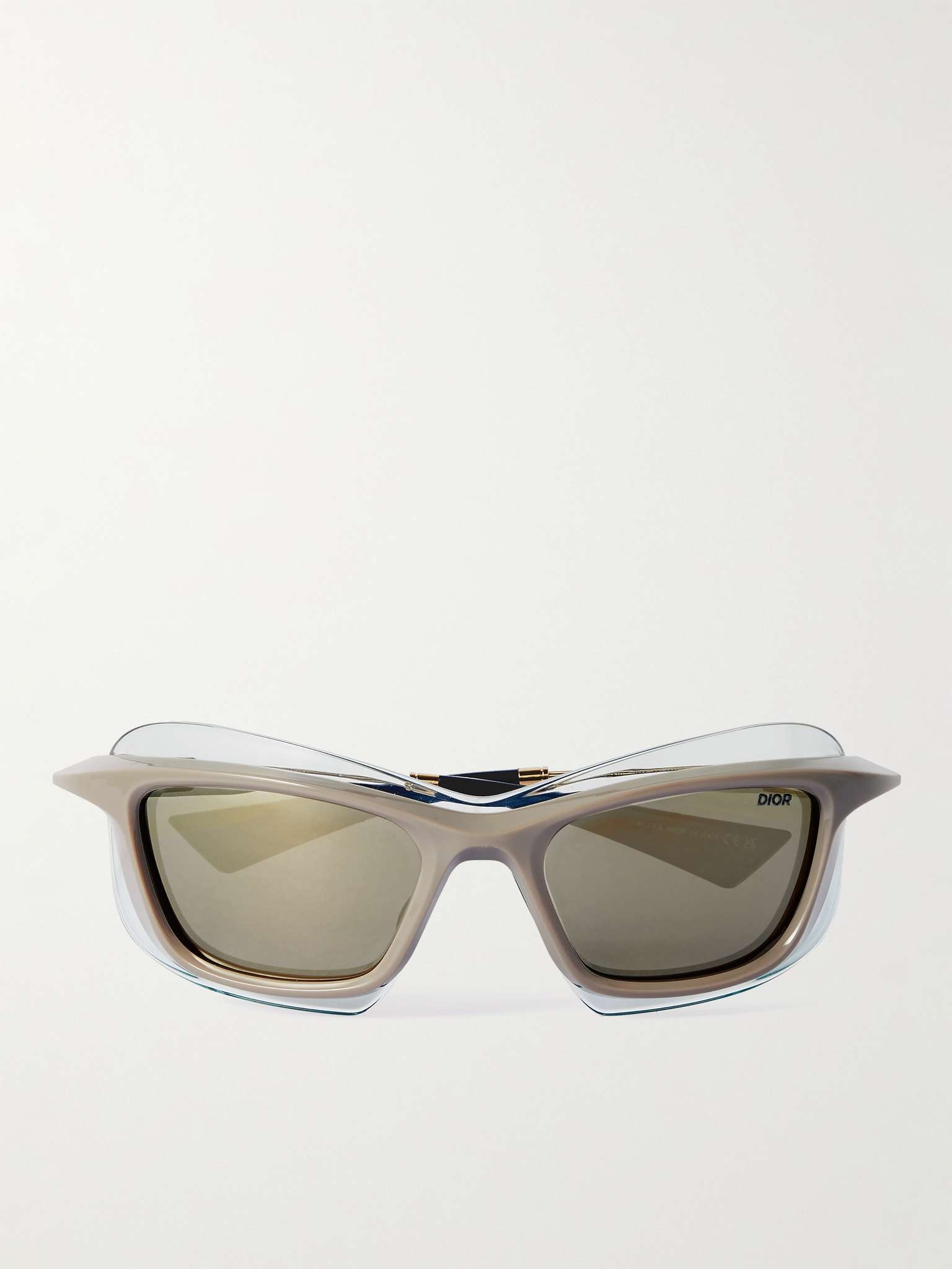 DiorXplorer S1U Acetate Wrap-Around Sunglasses - 1