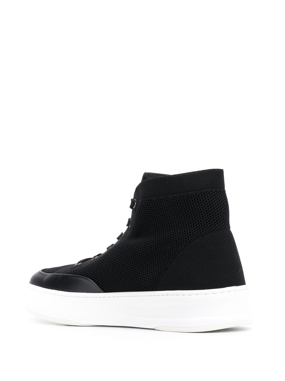 mesh high-top sneakers - 3