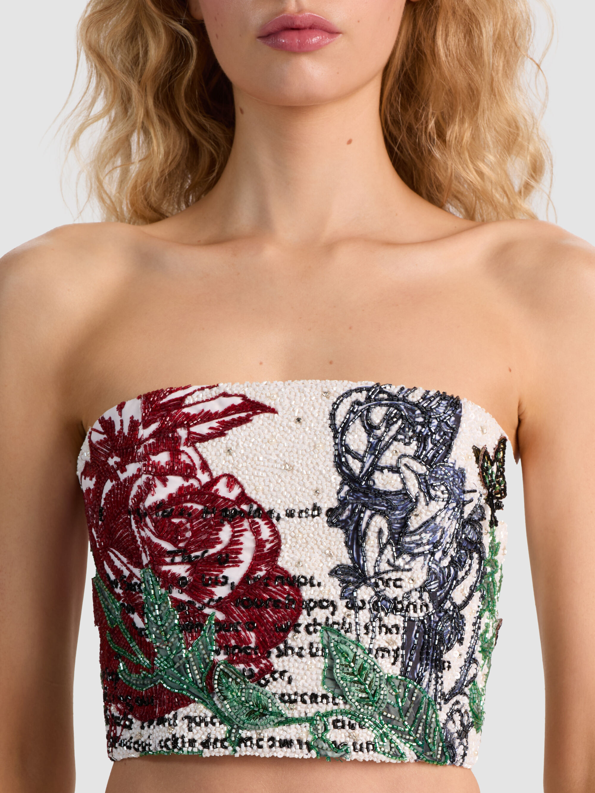 CERESI EMBELLISHED BANDEAU TOP - 5
