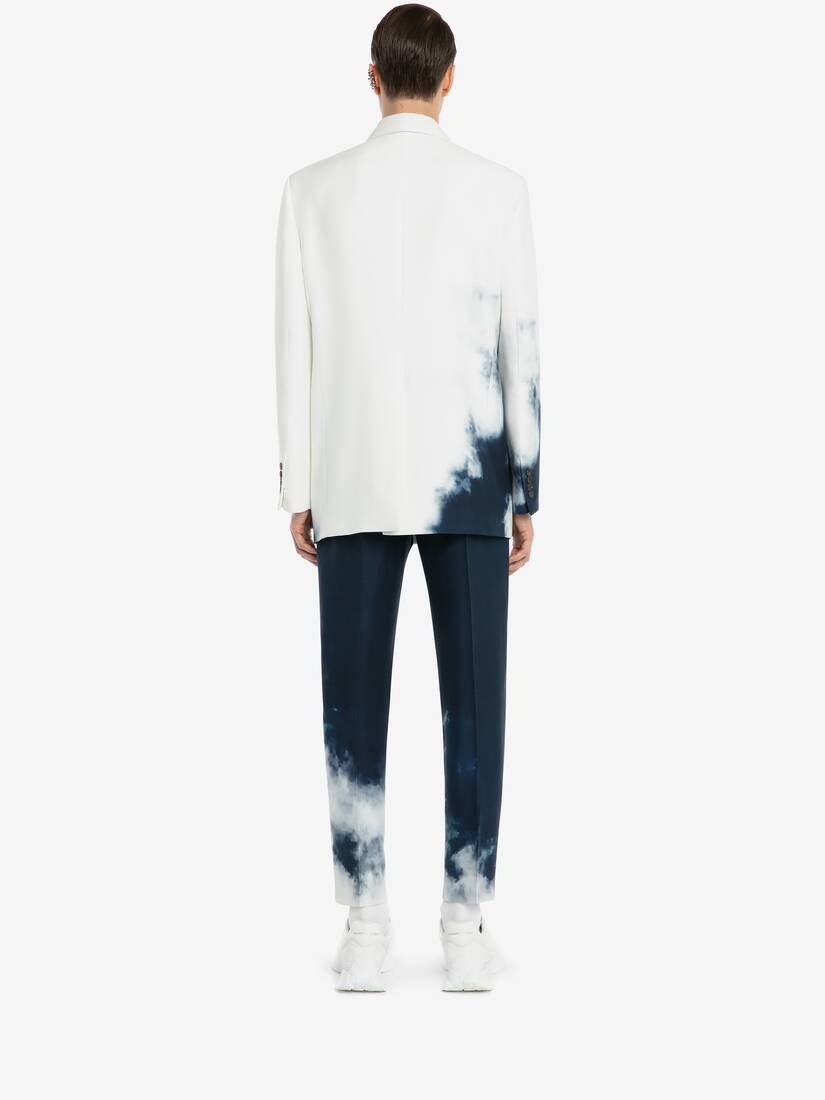Blue Sky Double-breasted Jacket in Sky Blue - 4
