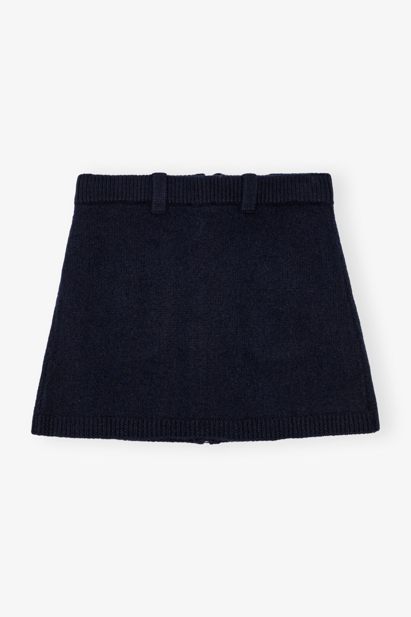 DARK BLUE MINI SKIRT - 5