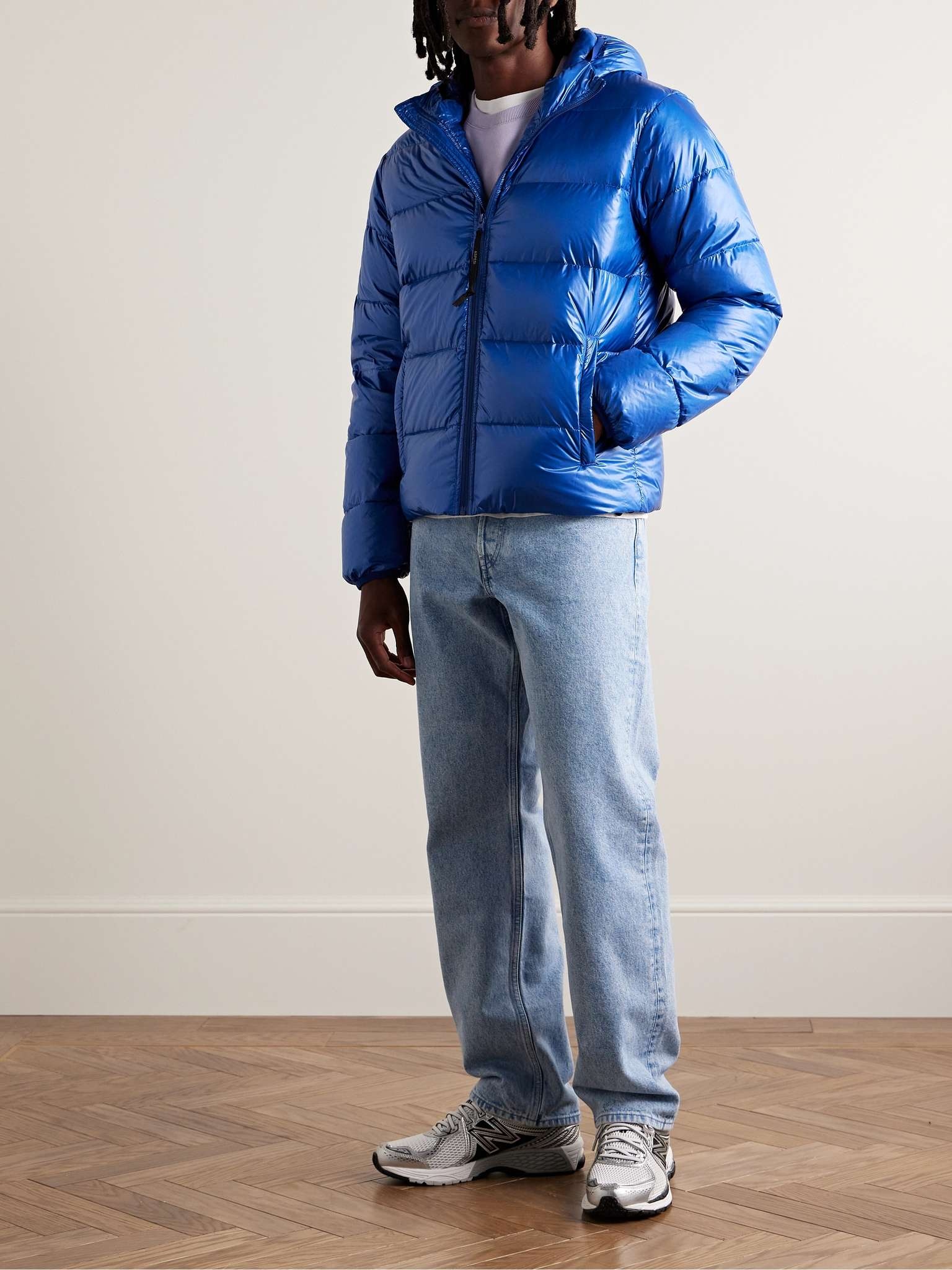 Quilted Nylon Hooded Down Jacket - 2