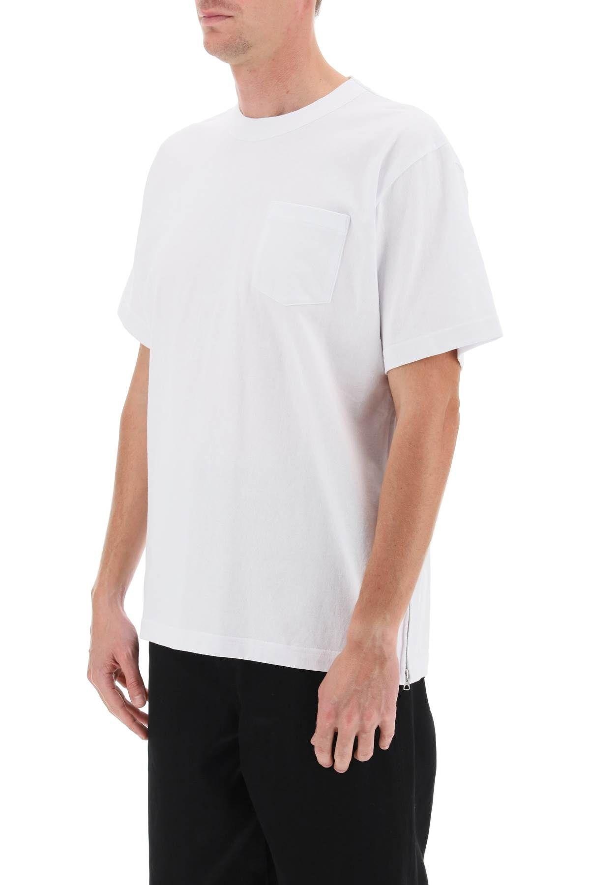 sacai Side zip T-shirt Sacai | REVERSIBLE