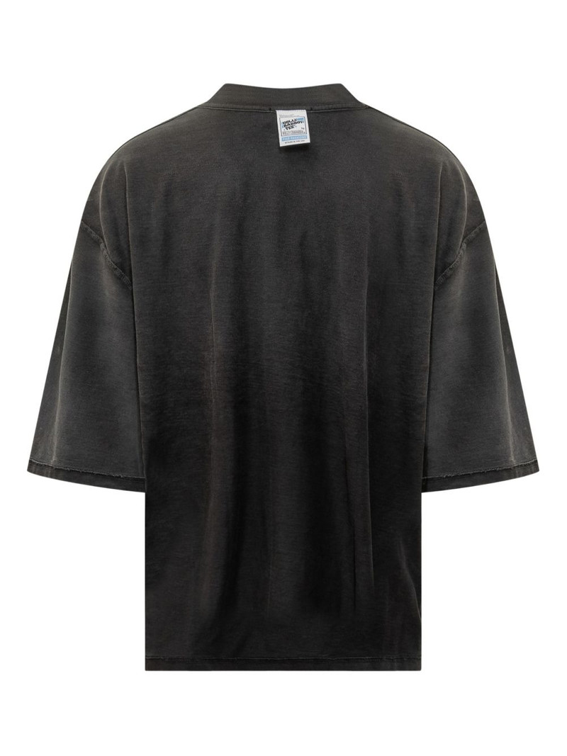 WILLY CHAVARRIA inside-out logo-print t-shirt outlook