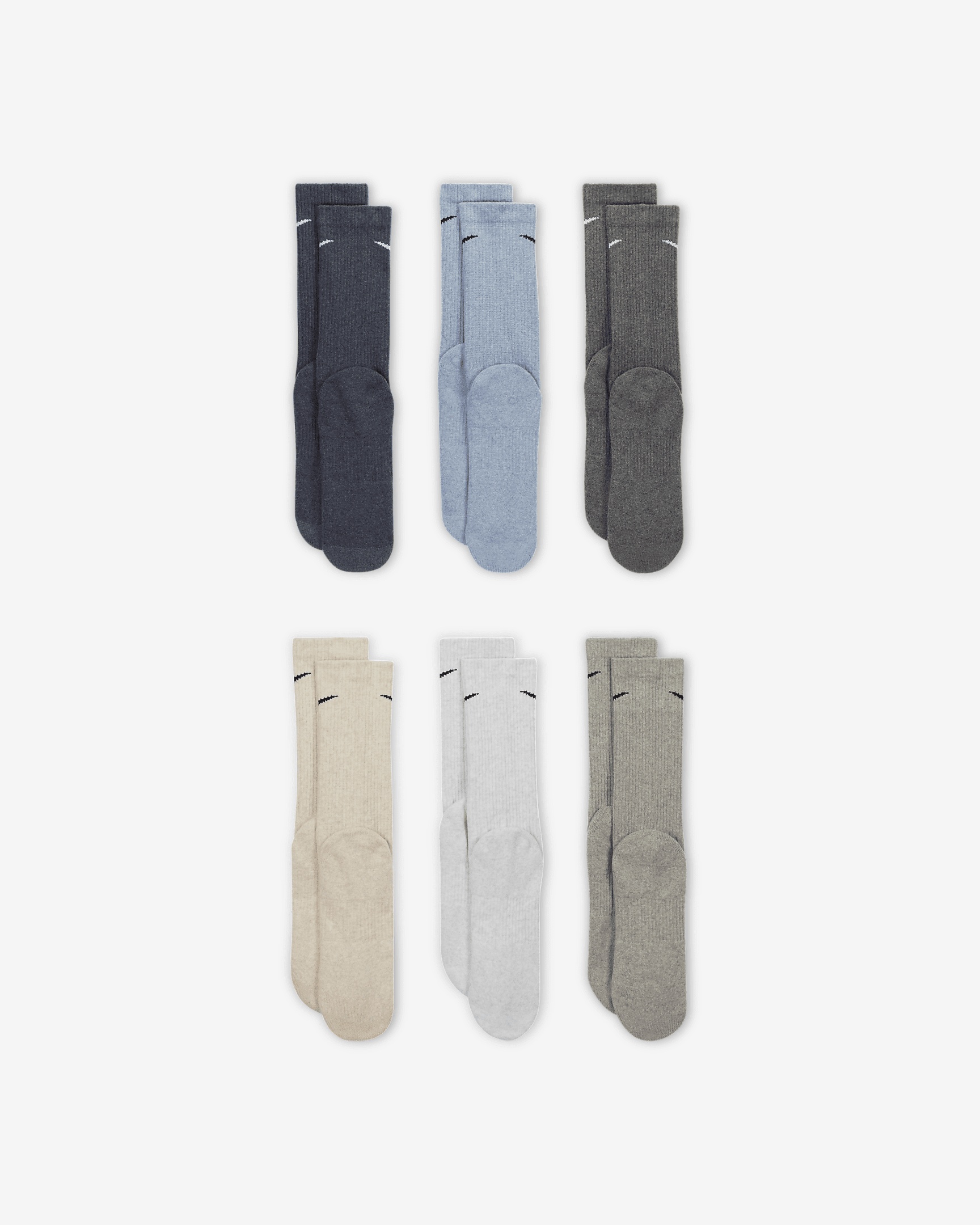Nike Everyday Plus Cushioned Training Crew Socks (6 Pairs) - 3