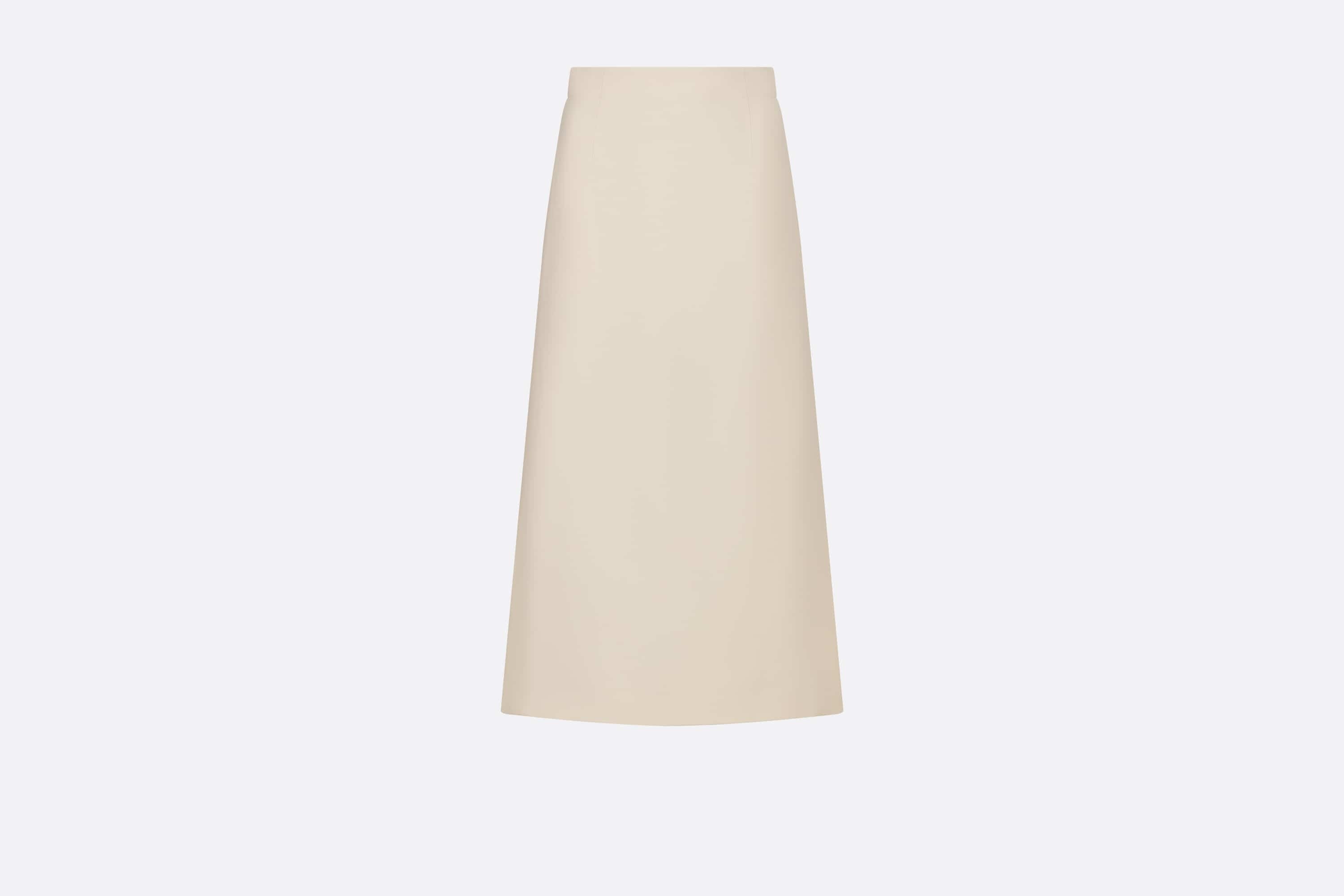 Mid-Length Straight-Cut Skirt - 1