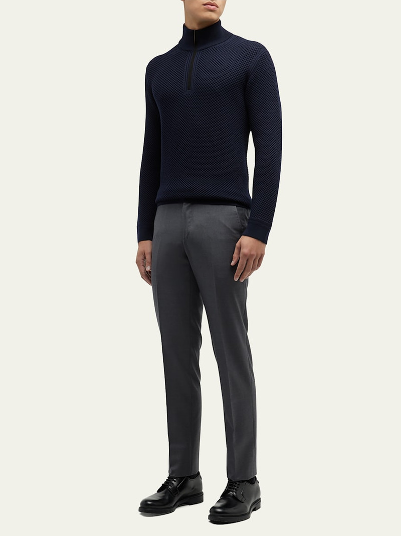 ZEGNA Men's Trofeo Slim-Straight Trousers outlook