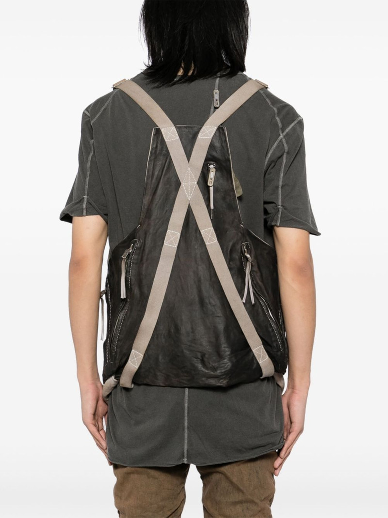 panelled buckled gilet 4