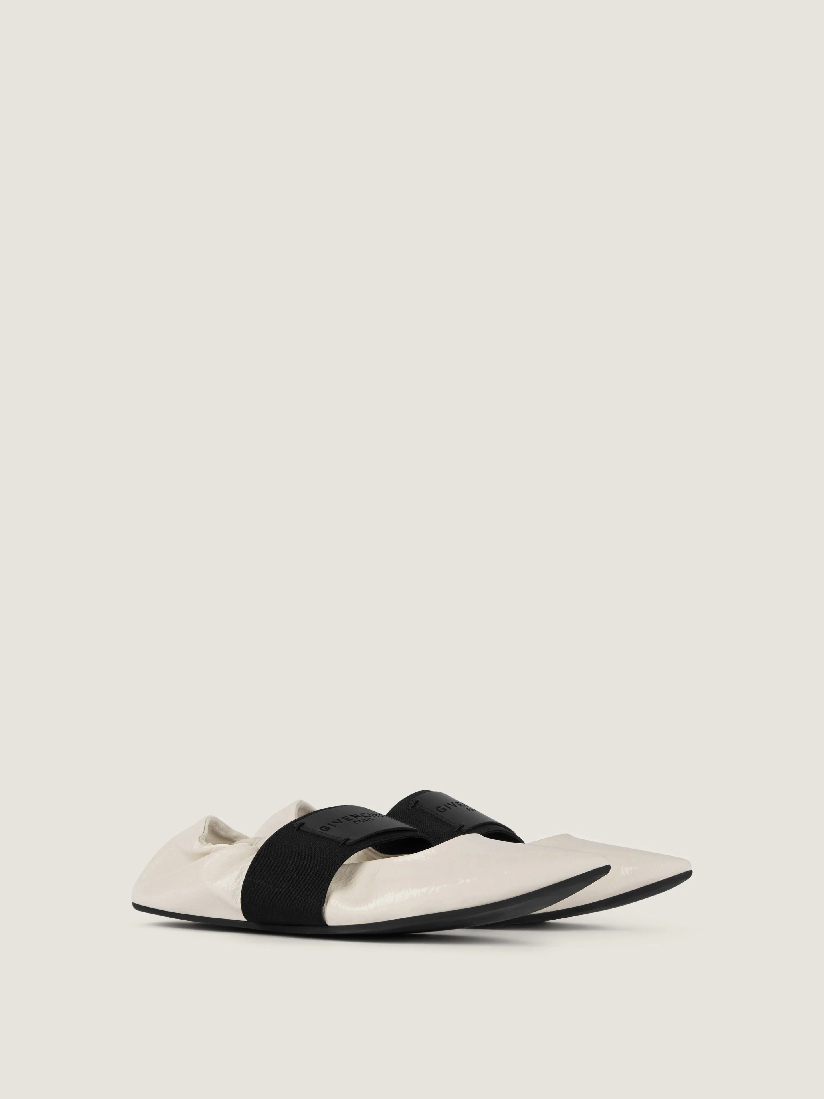 CRUSH BALLERINAS IN NAPLACK LEATHER - 1