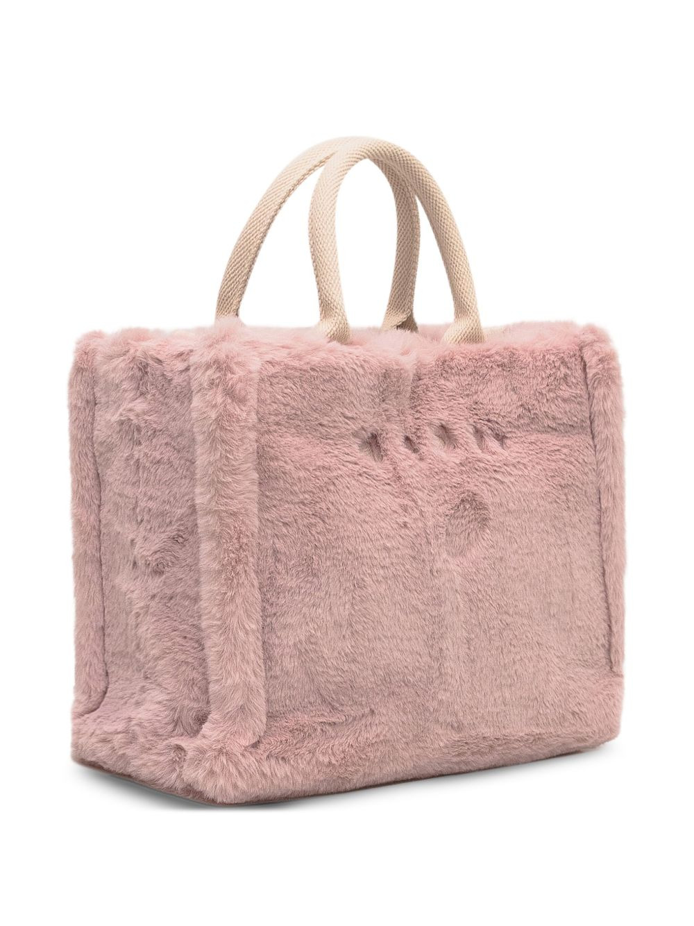 faux-fur tote bag - 3