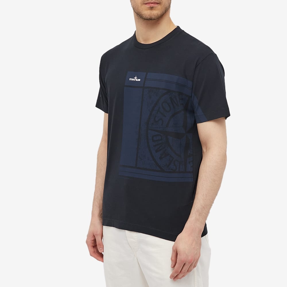 Stone Island Large Side Logo Tee - 3