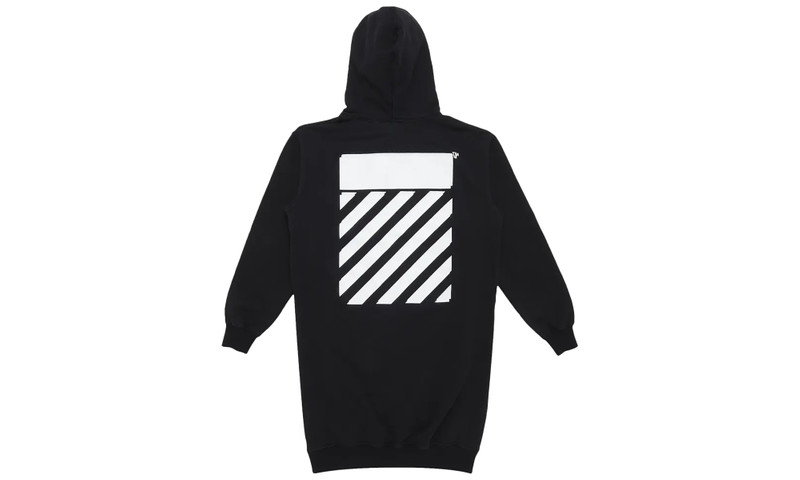 Off-White Diag Hoodie Sweatshirt "Black/White" outlook