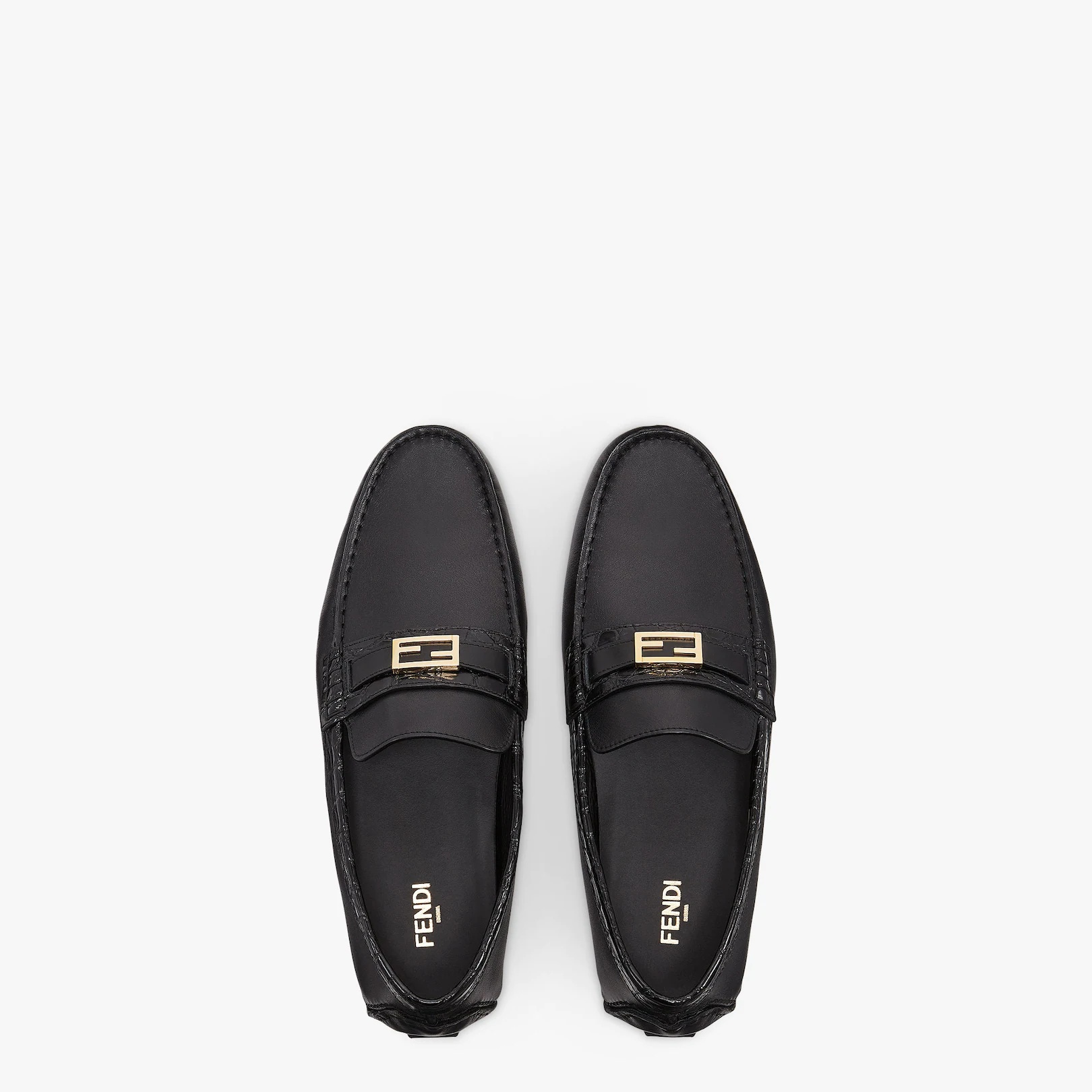 Black leather and caiman drivers. - 4
