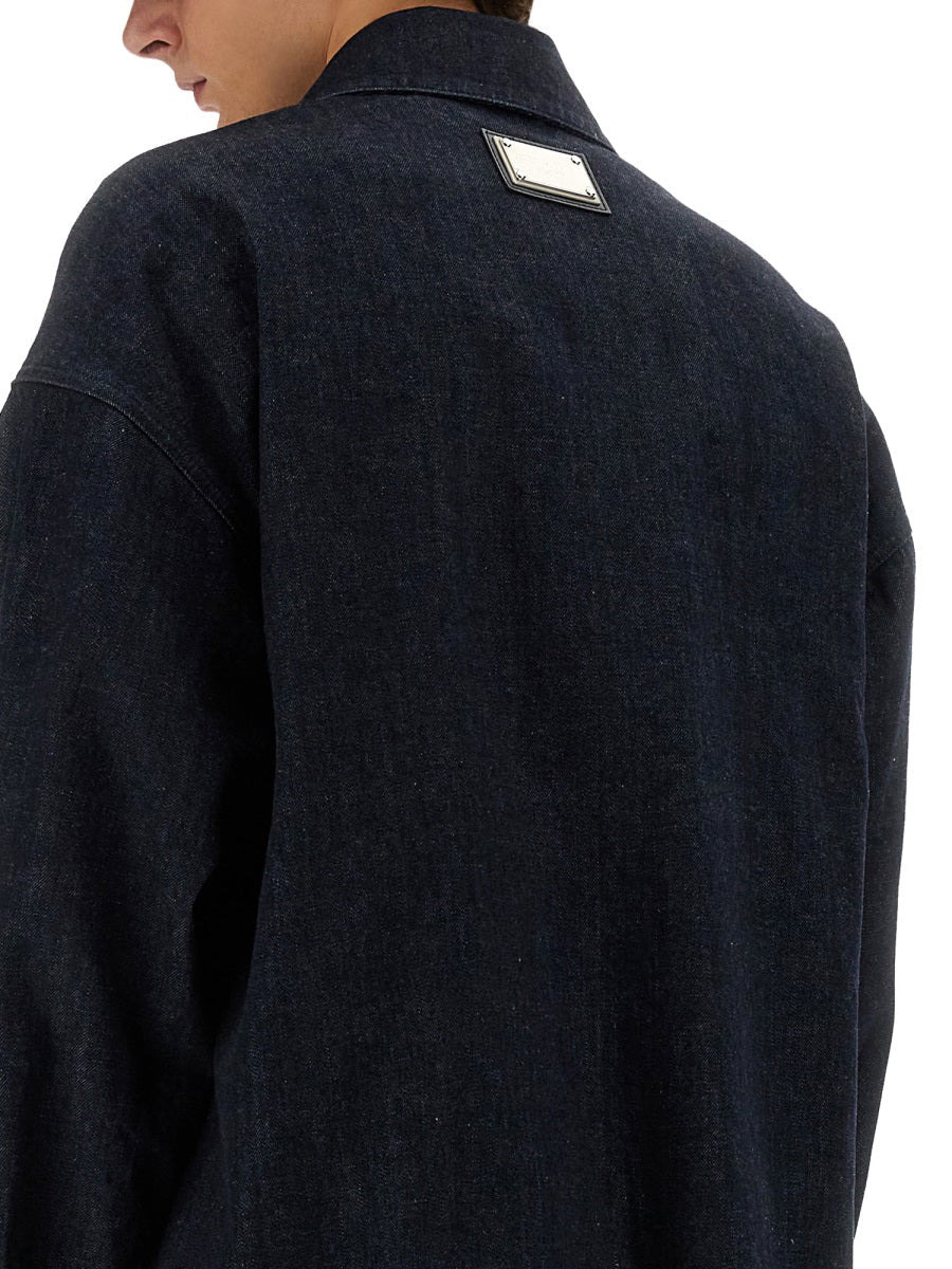 Dolce & Gabbana Men Selvedge Denim Blouson - 4