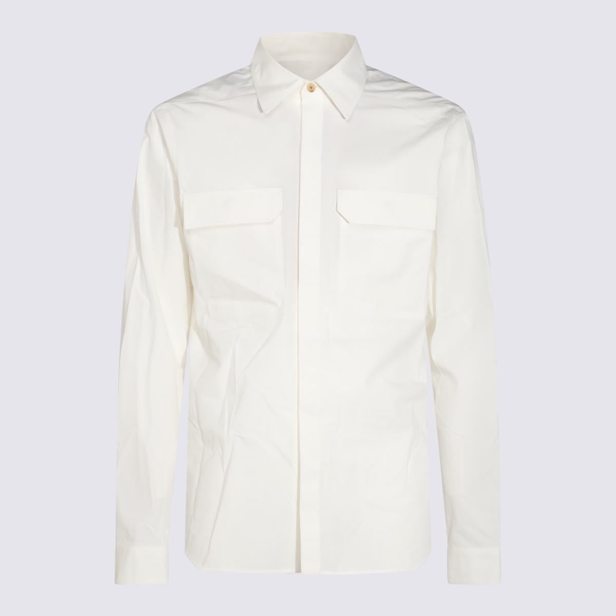 Rick Owens White Cotton Shirt - 1