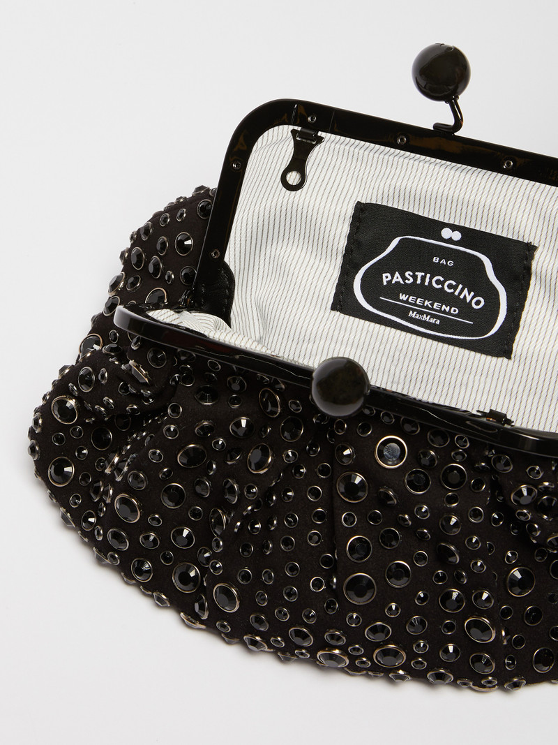 MASQUE Small crystal leather Pasticcino Bag 6
