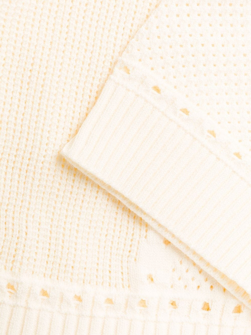 open-knit flared dress 6