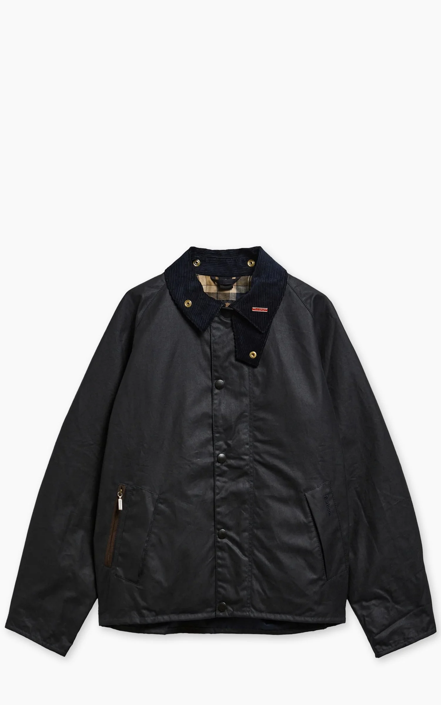 BARBOUR ICONS TRANSPORT WAX JACKET NAVY - 1
