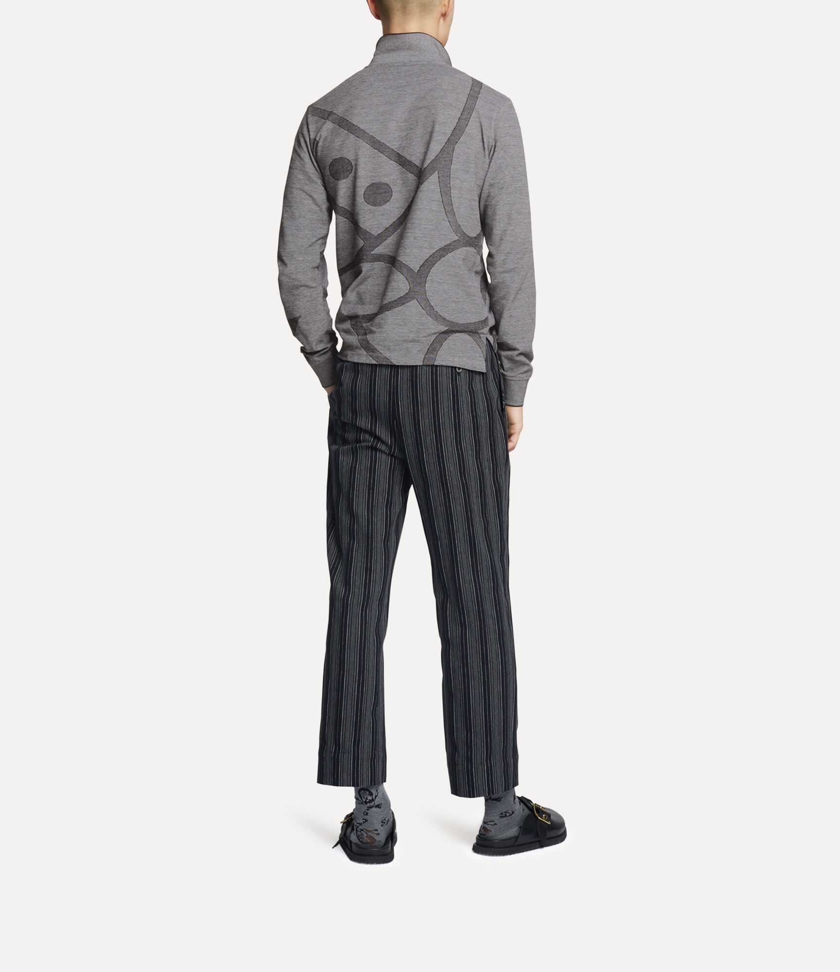 LONG SLEEVE POLO TOP - 4