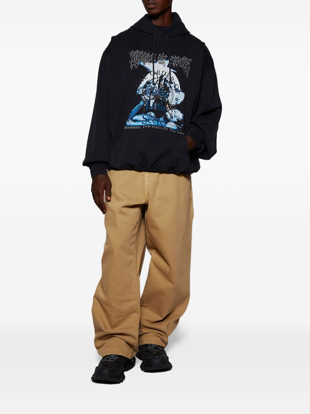 graphic-print hoodie - 2