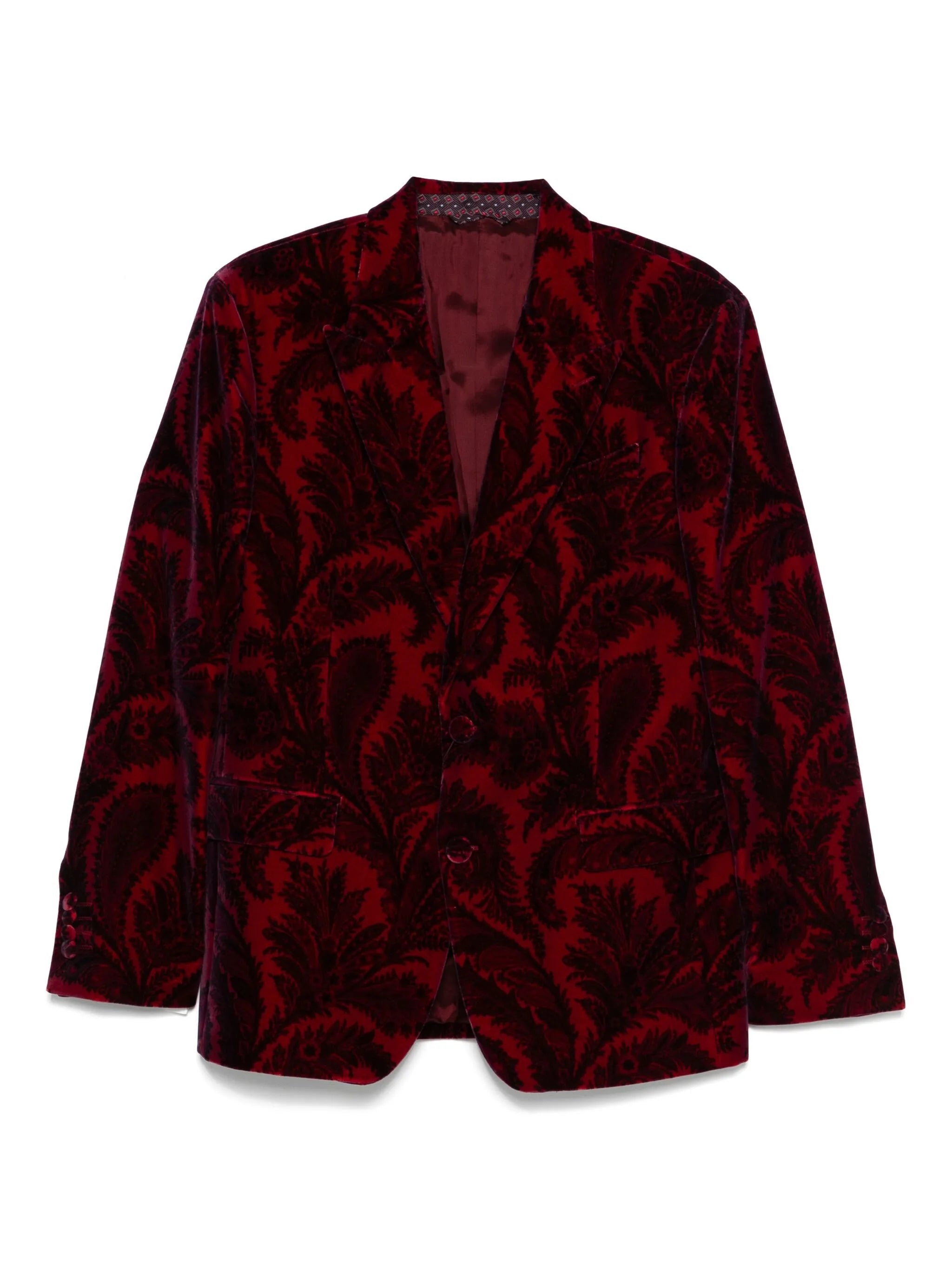 Etro Paisley Velvet Blazer - 1