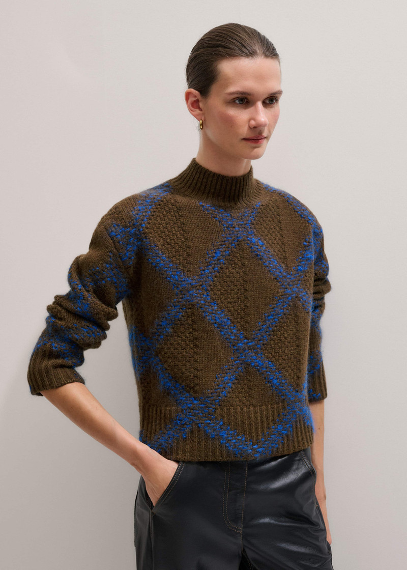 Straight Argyle Sweater 7