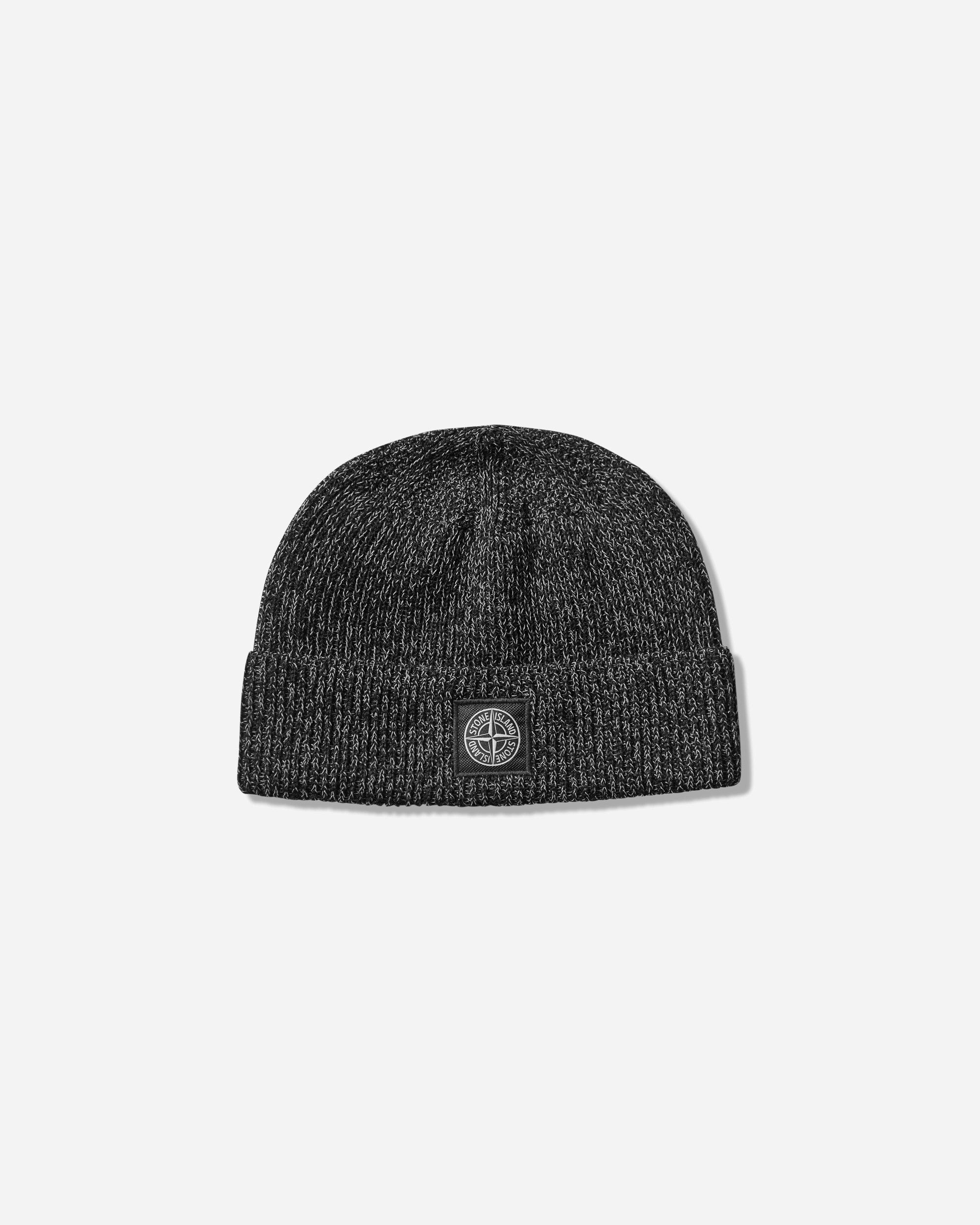 Knit Reflective Beanie Black - 2