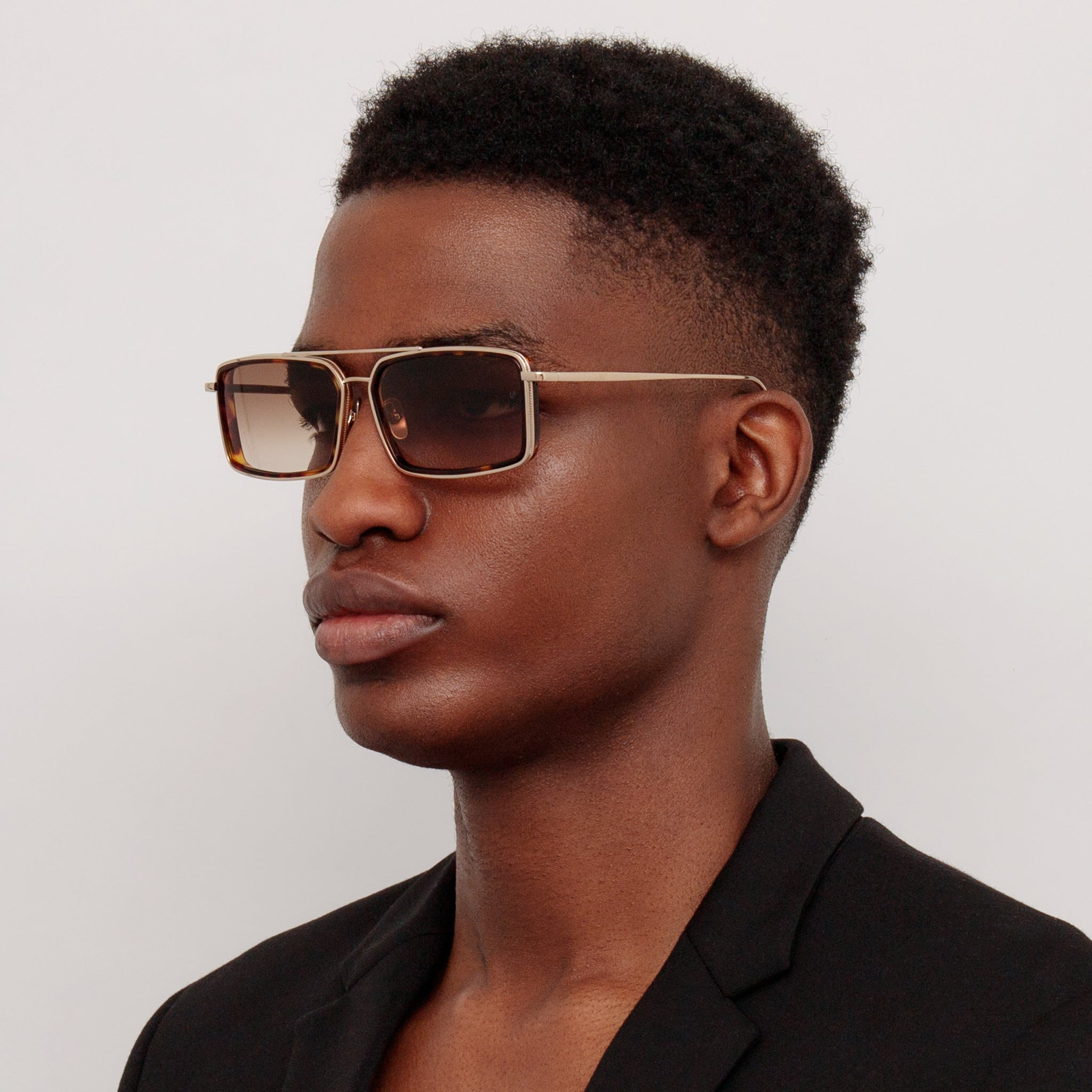 Men's Cassia Sunglasses in Light Gold - 5