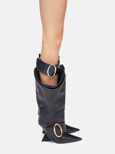THE ATTICO ''DADA'' BLACK SLOUCHY BOOT outlook
