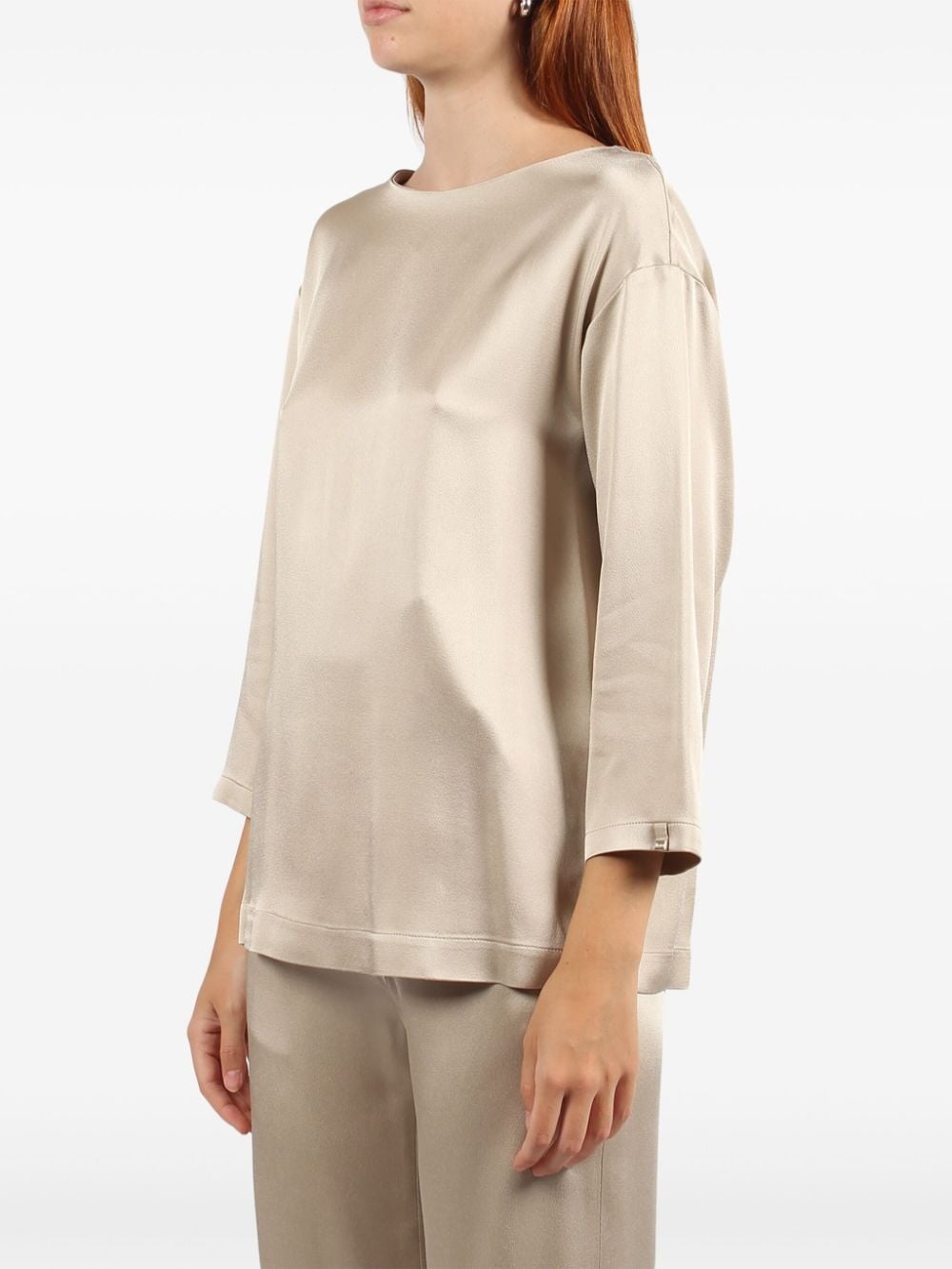 satin-weave top - 3
