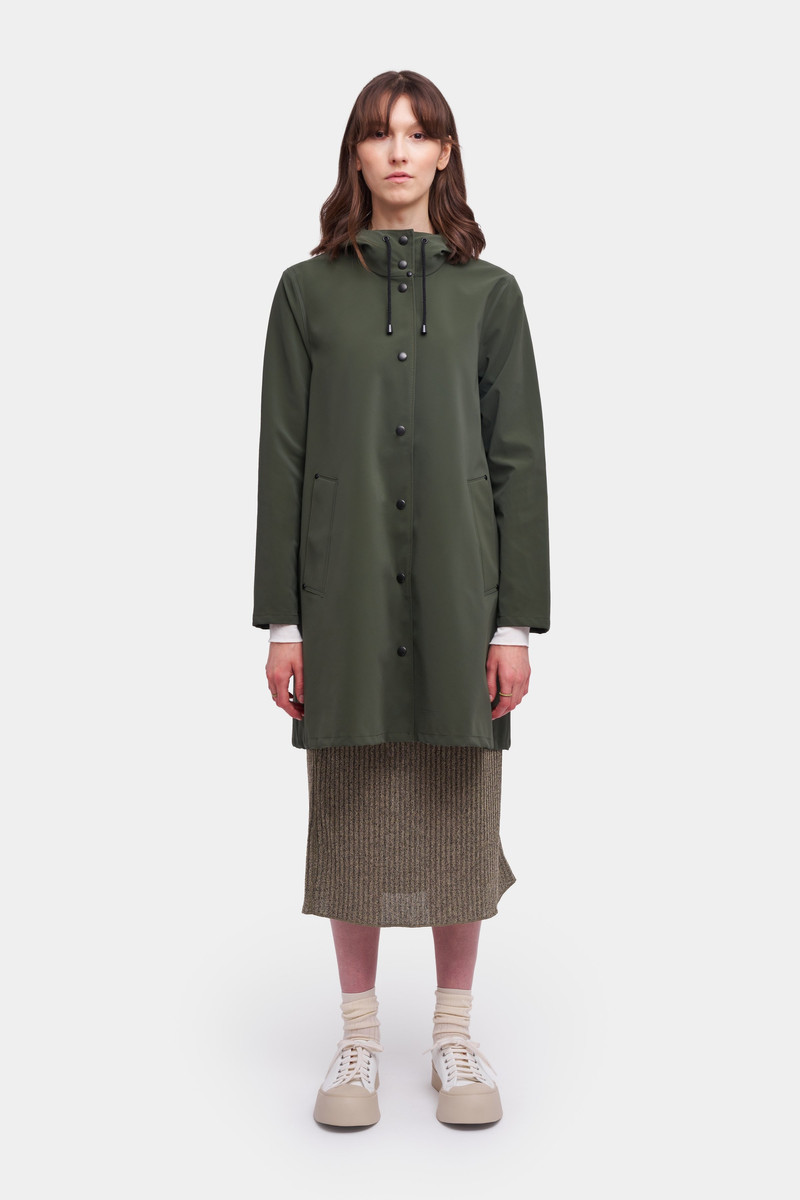 Stutterheim Mosebacke Lightweight Suede Dark Green outlook