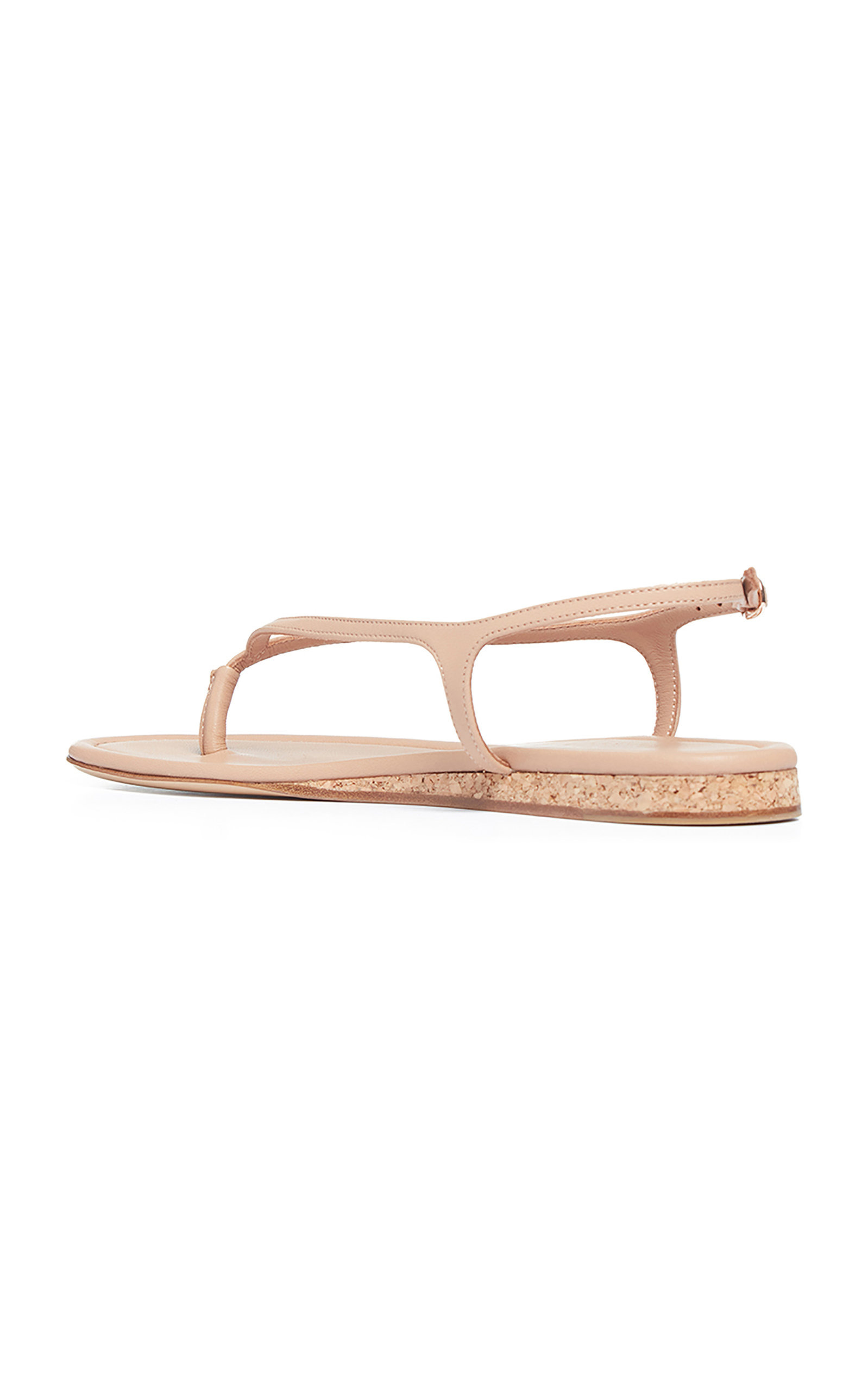 Gia Leather Sandals neutral - 3