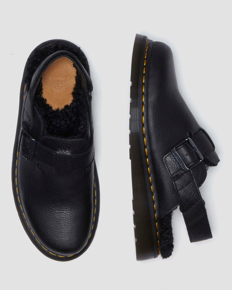 Dr. Martens Jorge II Ambassador Faux Fur Lined Slingback Mules outlook