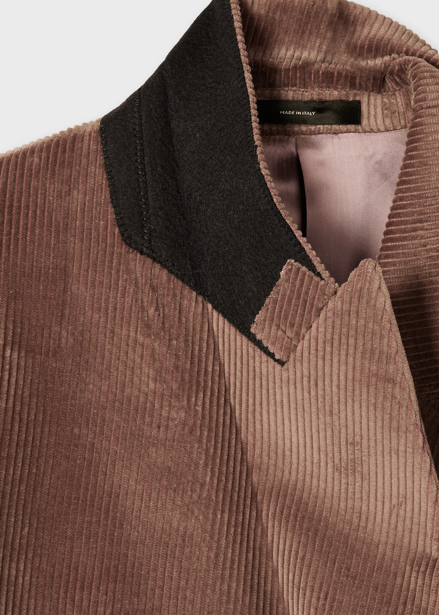 Women's Brown Cord Double-Breasted Suit - 2