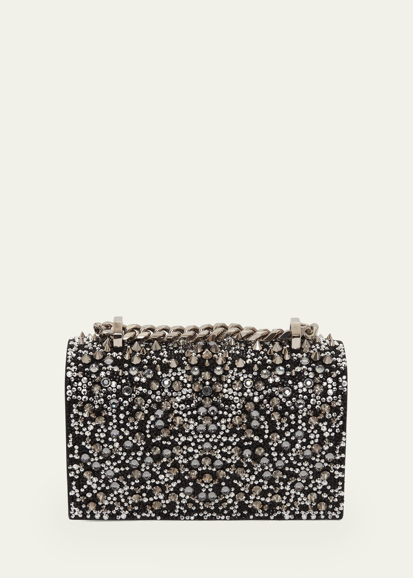 Jeweled Mini Crystal Satchel Bag - 3