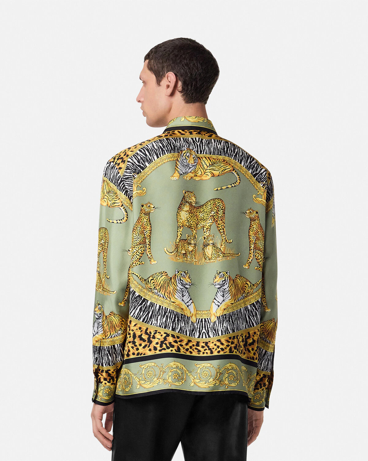 Wild Cats Silk Shirt - 5